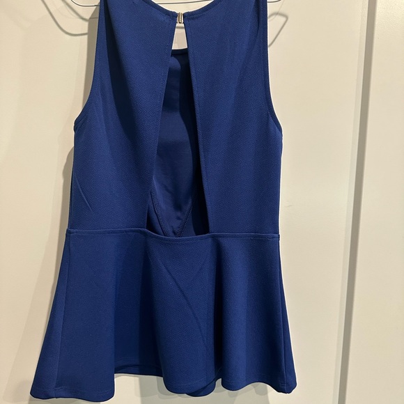 Dynamite formal tank top. Size SX. Really cute with pencil skirts or jeans. - Picture 3 of 3